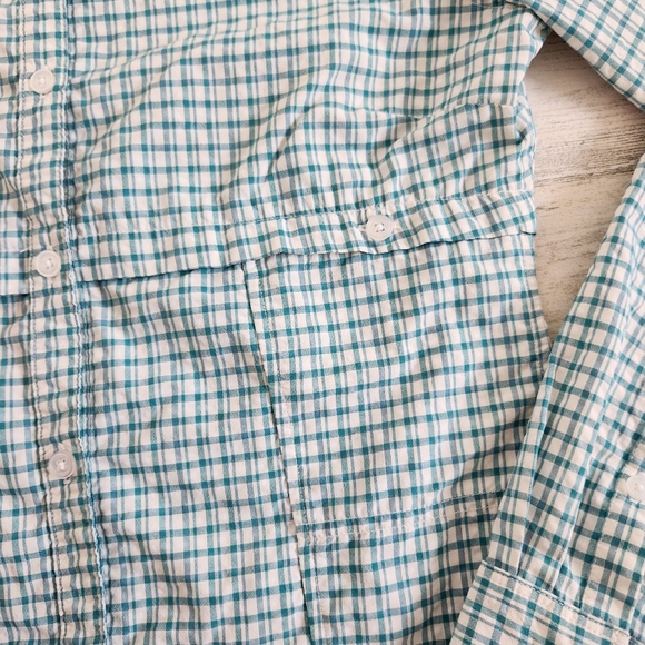 Toad&Co Marvista Tunic Long Sleeve Button Up Shirt Blue Size Small - Picture 8 of 9